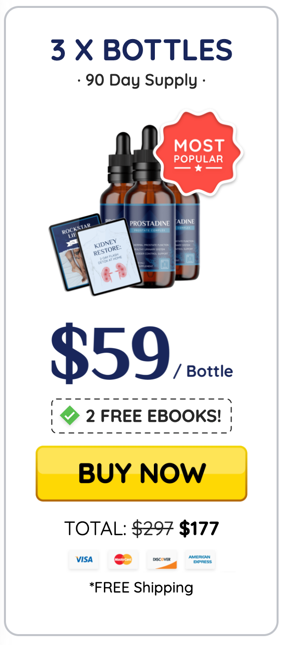 Prostadine - 3 Bottles
